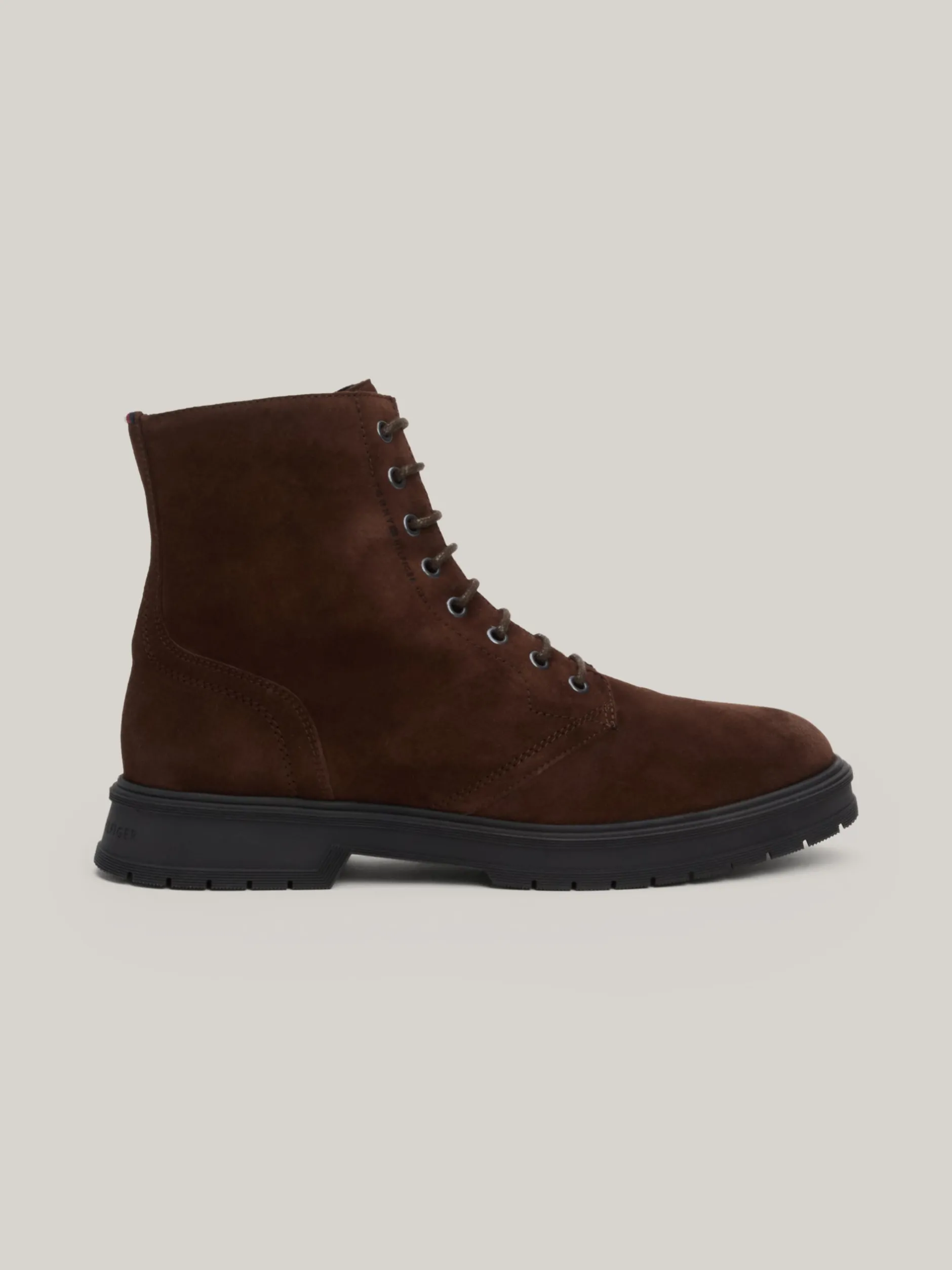 Buty Sznurowane|Buty*Tommy Hilfiger Zamszowe Buty Nad Kostkę COCOA