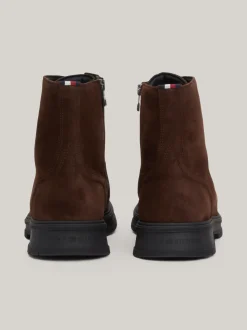 Buty Sznurowane|Buty*Tommy Hilfiger Zamszowe Buty Nad Kostkę COCOA