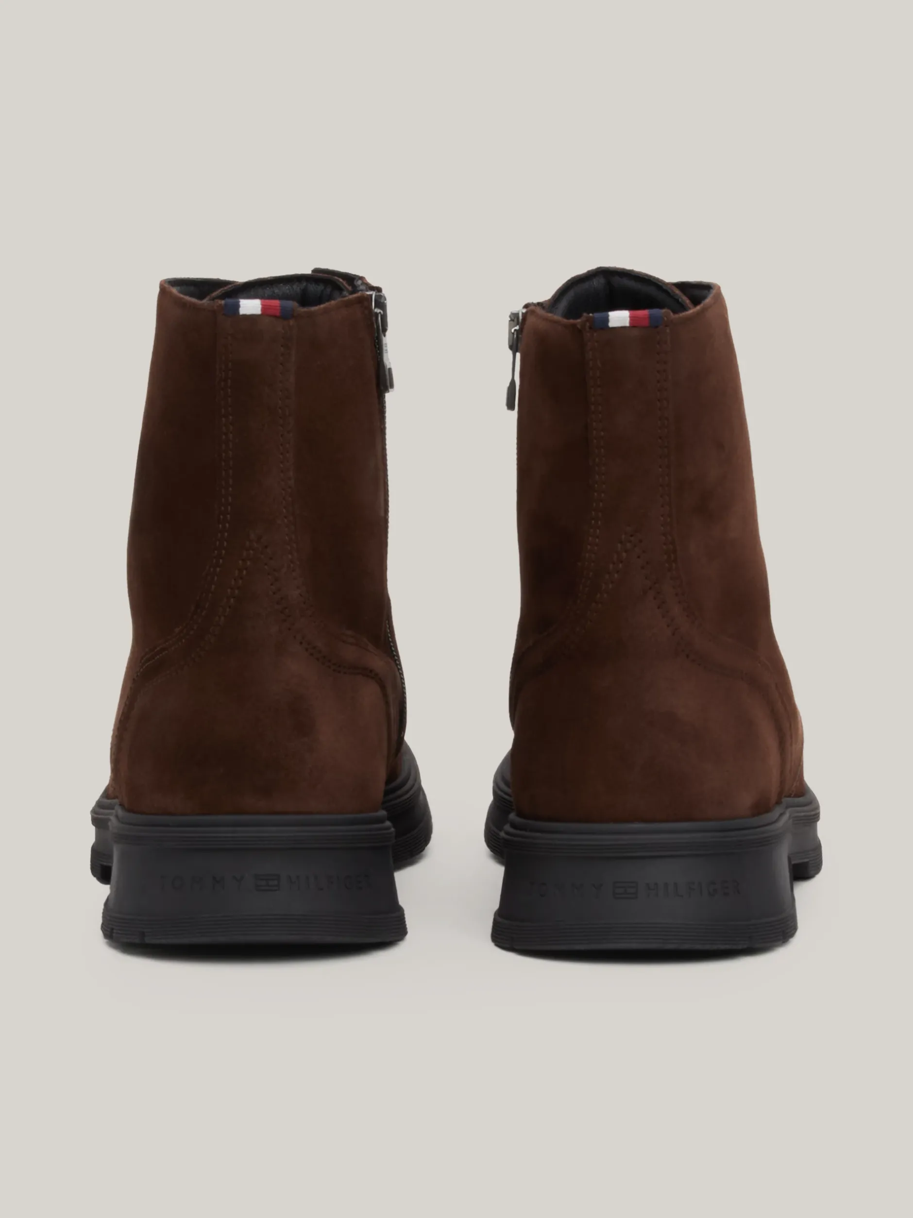 Buty Sznurowane|Buty*Tommy Hilfiger Zamszowe Buty Nad Kostkę COCOA