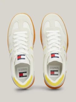 Sneakersy*Tommy Hilfiger Zamszowe Buty Sportowe EUREKA YELLOW