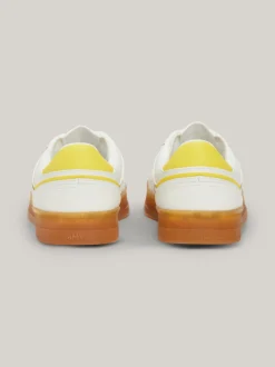 Sneakersy*Tommy Hilfiger Zamszowe Buty Sportowe EUREKA YELLOW