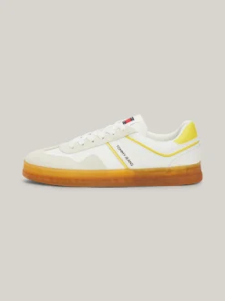 Sneakersy*Tommy Hilfiger Zamszowe Buty Sportowe EUREKA YELLOW