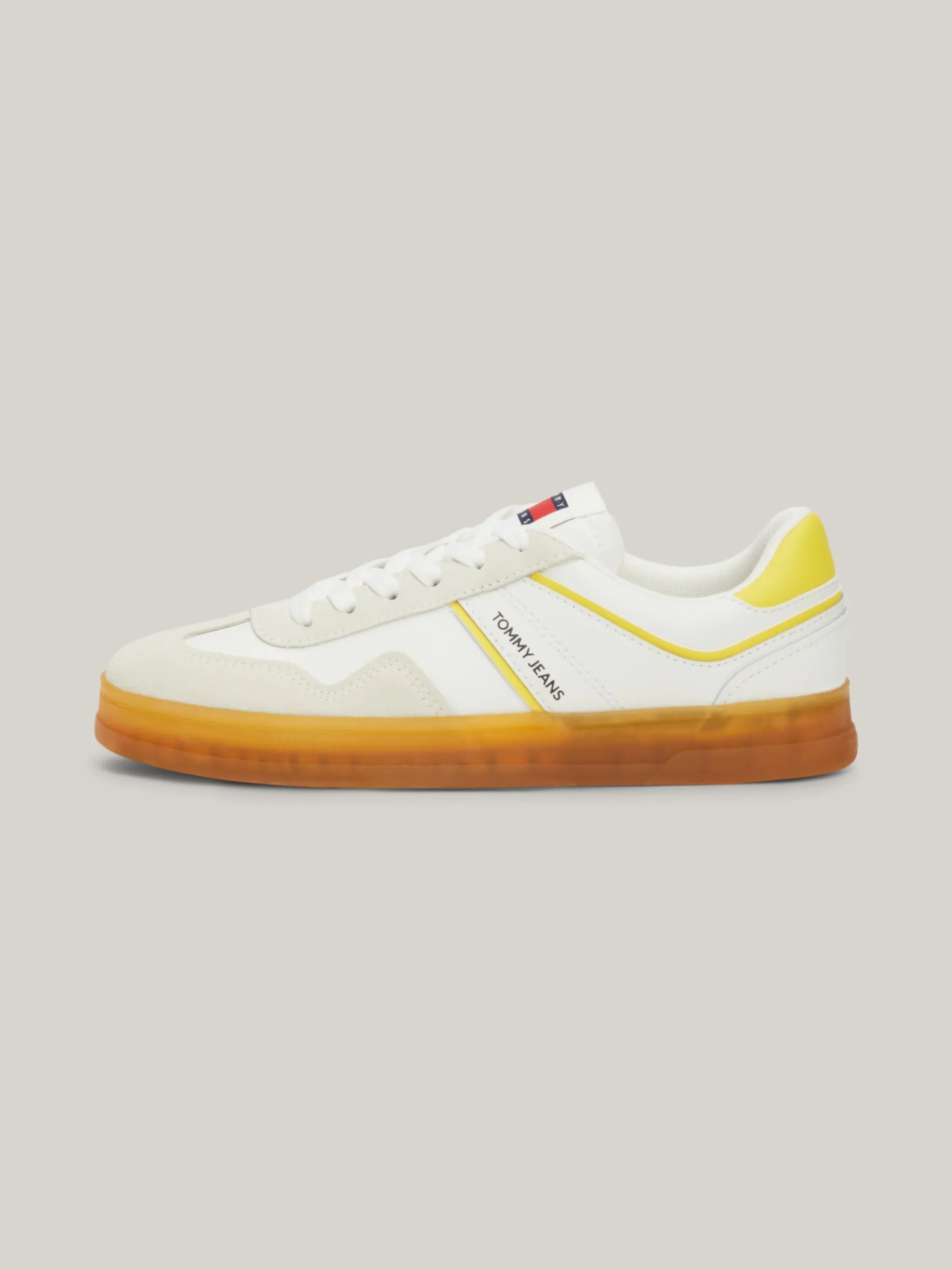 Sneakersy*Tommy Hilfiger Zamszowe Buty Sportowe EUREKA YELLOW