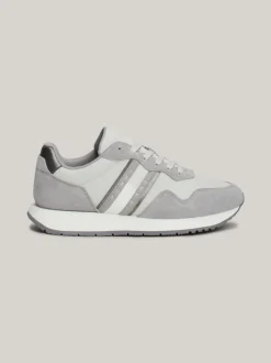 Sneakersy*Tommy Hilfiger Zamszowe Buty Sportowe STRATUS GREY