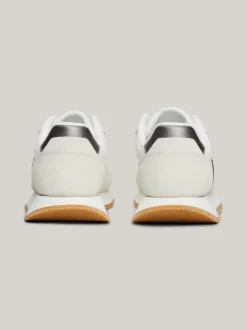 Sneakersy*Tommy Hilfiger Zamszowe Buty Sportowe ECRU