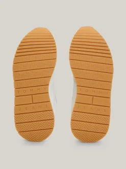Sneakersy*Tommy Hilfiger Zamszowe Buty Sportowe ECRU