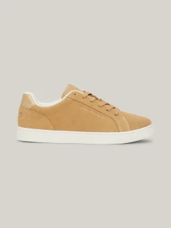 Sneakersy*Tommy Hilfiger Zamszowe Buty Sportowe CLASSIC KHAKI