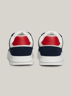 Sneakersy*Tommy Hilfiger Zamszowe Buty Sportowe Brooklyn Ze Wstawkami DARK NIGHT NAVY
