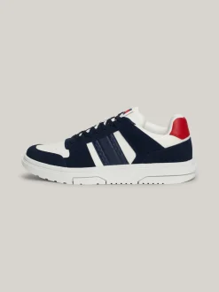 Sneakersy*Tommy Hilfiger Zamszowe Buty Sportowe Brooklyn Ze Wstawkami DARK NIGHT NAVY