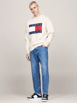 Sneakersy*Tommy Hilfiger Zamszowe Buty Sportowe Brooklyn Ze Wstawkami DARK NIGHT NAVY