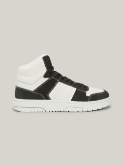 Sneakersy*Tommy Hilfiger Zamszowe Buty Sportowe Do Kostki Brooklyn BLACK