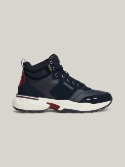 Sneakersy*Tommy Hilfiger Zamszowe Buty Sportowe Do Kostki Z Protektorem DESERT SKY