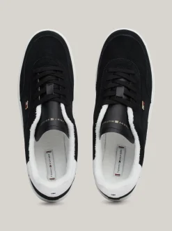 Sneakersy*Tommy Hilfiger Zamszowe Buty Sportowe Heritage BLACK