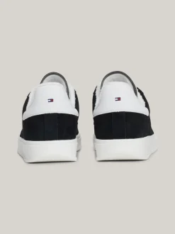 Sneakersy*Tommy Hilfiger Zamszowe Buty Sportowe Heritage BLACK