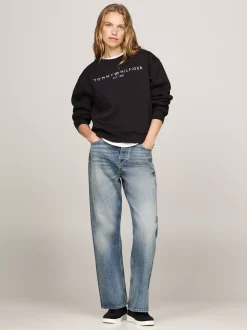 Sneakersy*Tommy Hilfiger Zamszowe Buty Sportowe Heritage BLACK