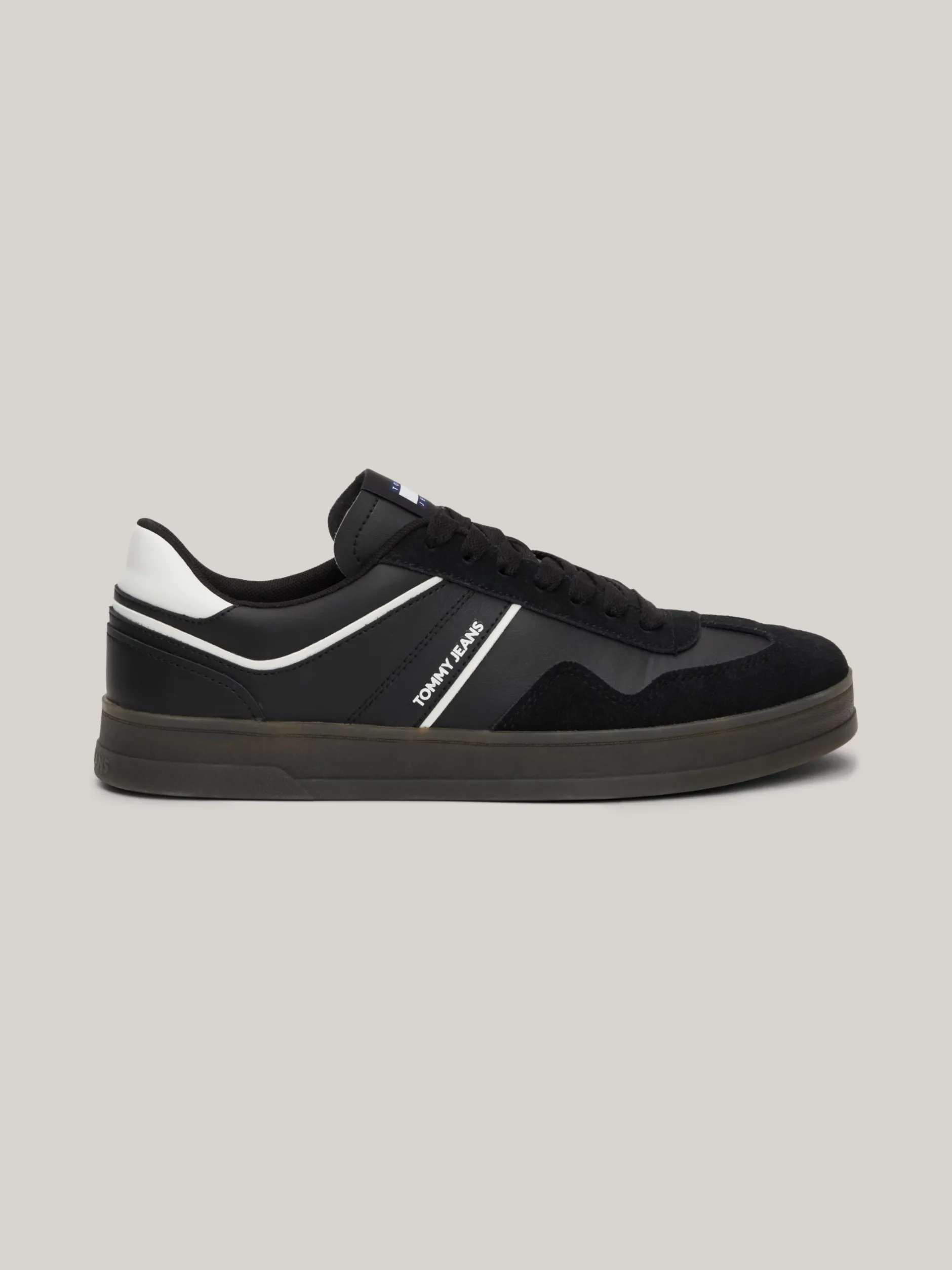 Sneakersy*Tommy Hilfiger Zamszowe Buty Sportowe Retro BLACK