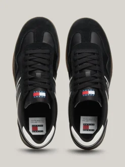 Sneakersy*Tommy Hilfiger Zamszowe Buty Sportowe Retro BLACK
