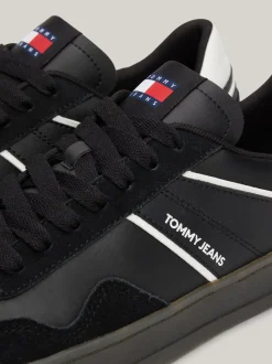 Sneakersy*Tommy Hilfiger Zamszowe Buty Sportowe Retro BLACK