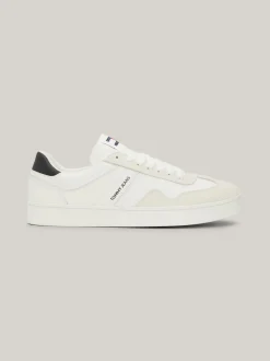 White Trainers|Sneakersy*Tommy Hilfiger Zamszowe Buty Sportowe Retro ECRU