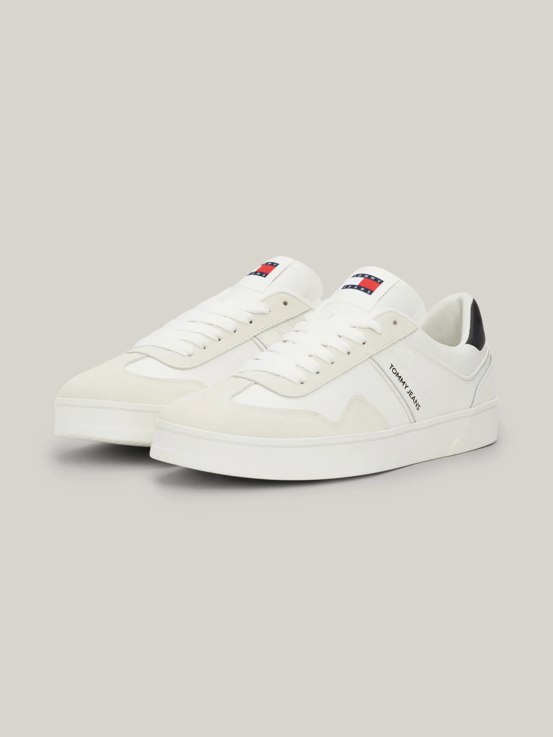 White Trainers|Sneakersy*Tommy Hilfiger Zamszowe Buty Sportowe Retro ECRU