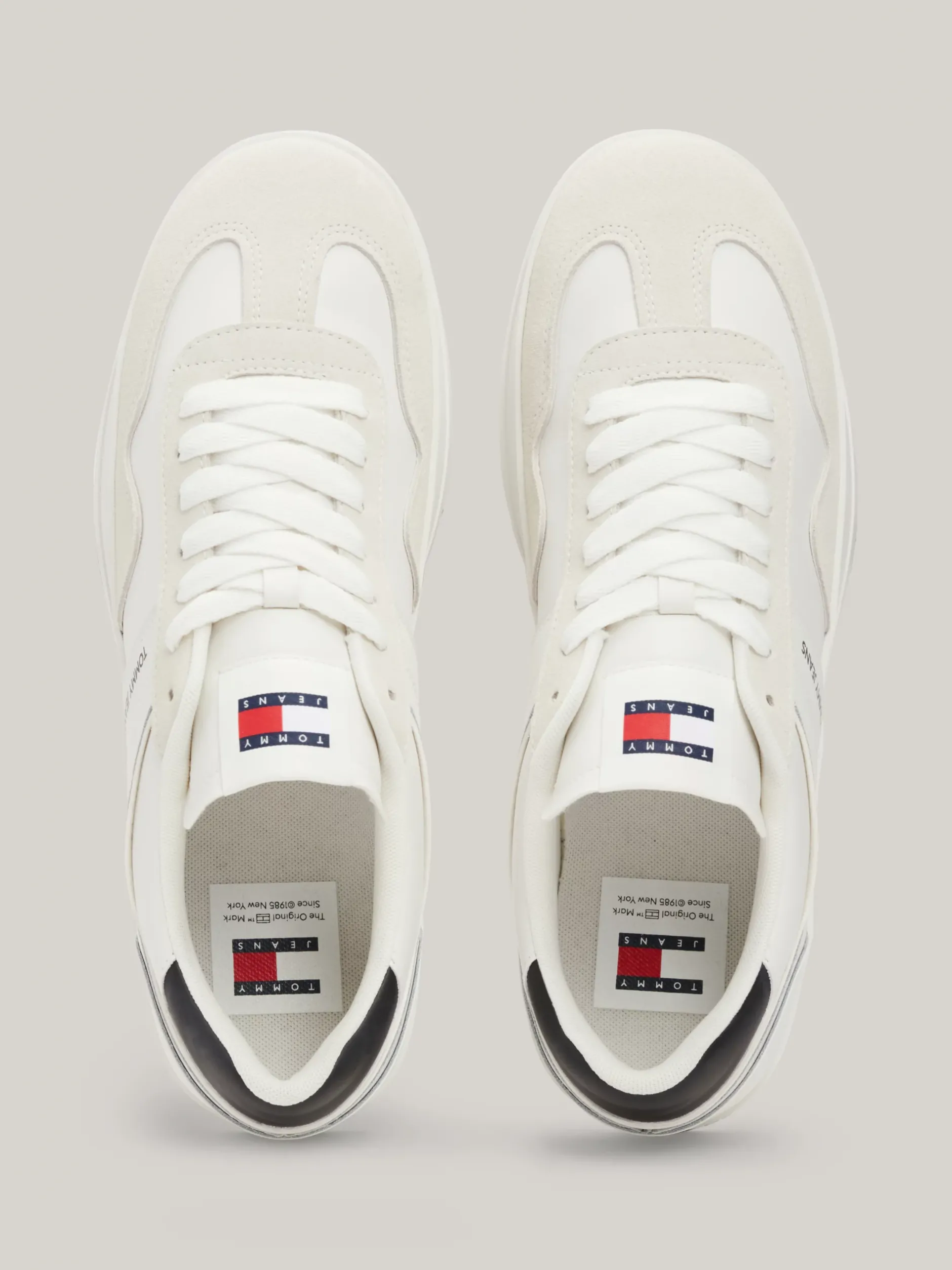 White Trainers|Sneakersy*Tommy Hilfiger Zamszowe Buty Sportowe Retro ECRU