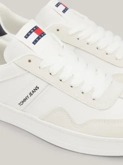 White Trainers|Sneakersy*Tommy Hilfiger Zamszowe Buty Sportowe Retro ECRU