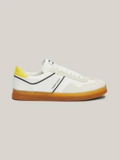 Sneakersy*Tommy Hilfiger Zamszowe Buty Sportowe Retro EUREKA YELLOW