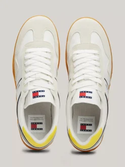 Sneakersy*Tommy Hilfiger Zamszowe Buty Sportowe Retro EUREKA YELLOW