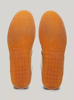 Sneakersy*Tommy Hilfiger Zamszowe Buty Sportowe Retro EUREKA YELLOW