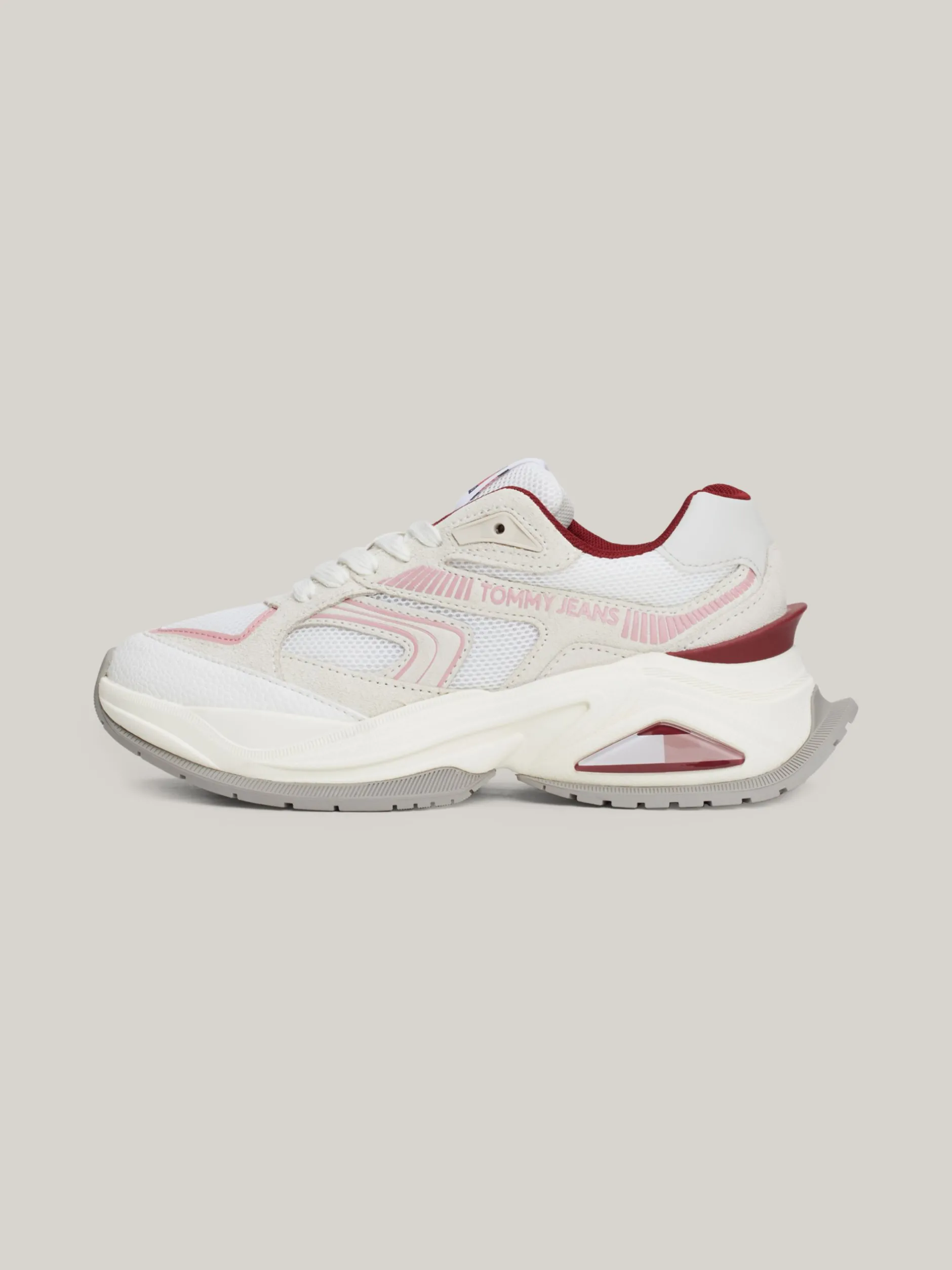 Sneakersy*Tommy Hilfiger Zamszowe Buty Sportowe W Stylu Retro RED CARPET
