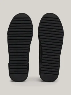 Sneakersy*Tommy Hilfiger Zamszowe Buty Sportowe Za Kostkę BLACK