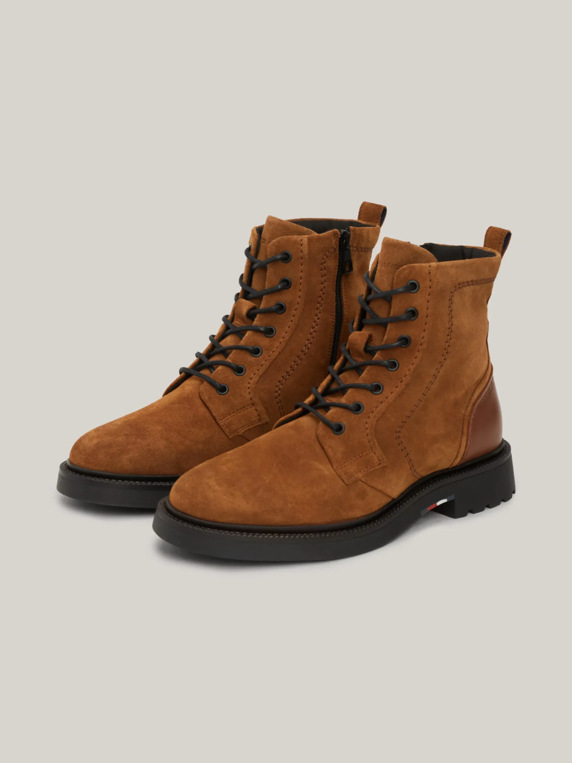 Buty Sznurowane|Buty*Tommy Hilfiger Zamszowe Buty Z Częściowym Protektorem COCONUT GROVE