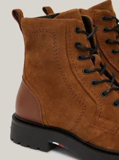 Buty Sznurowane|Buty*Tommy Hilfiger Zamszowe Buty Z Częściowym Protektorem COCONUT GROVE