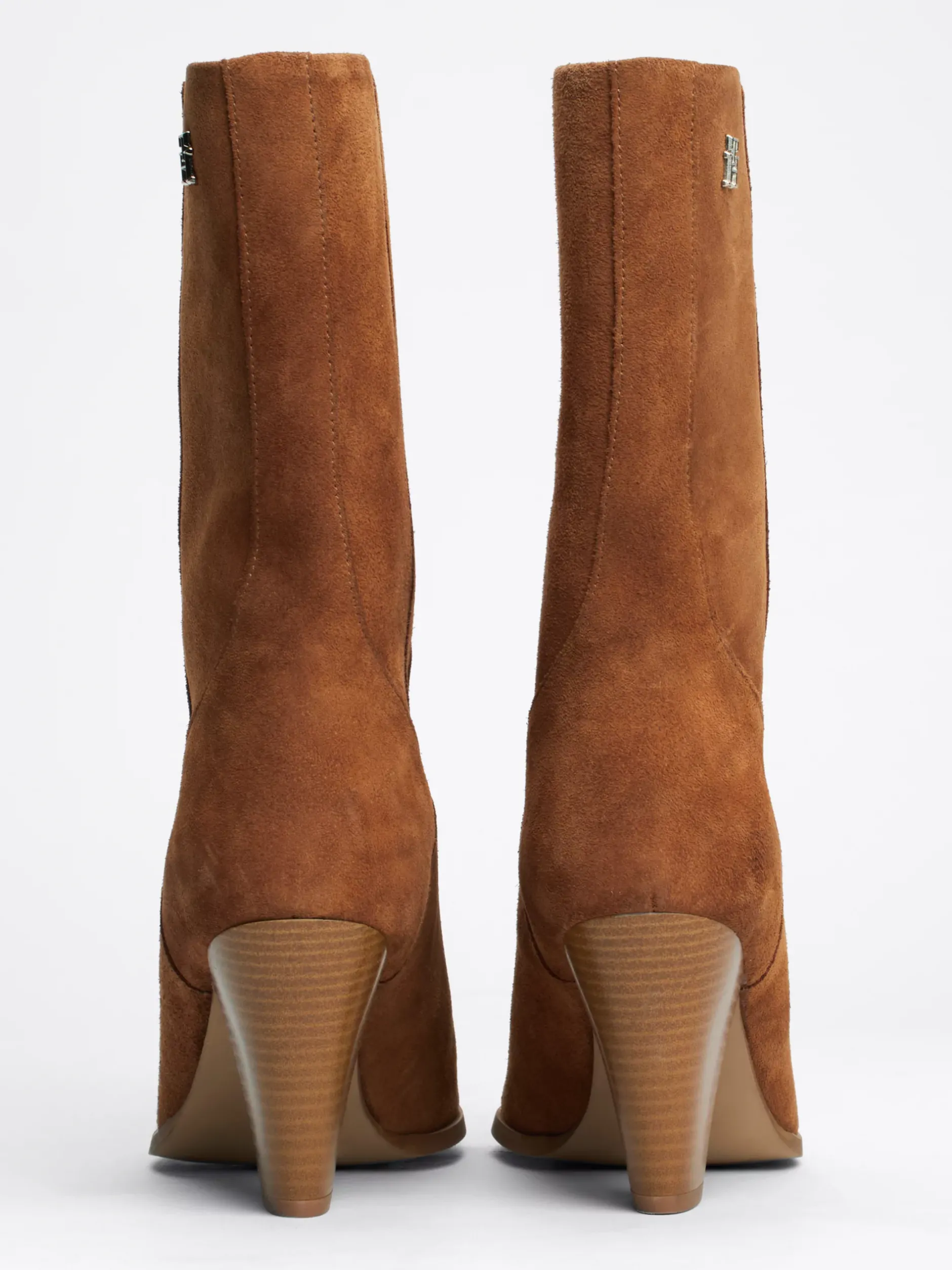 Botki|Botki Do Kostki*Tommy Hilfiger Zamszowe Kowbojki Na Obcasie Kubańskim DRIFTWOOD BROWN