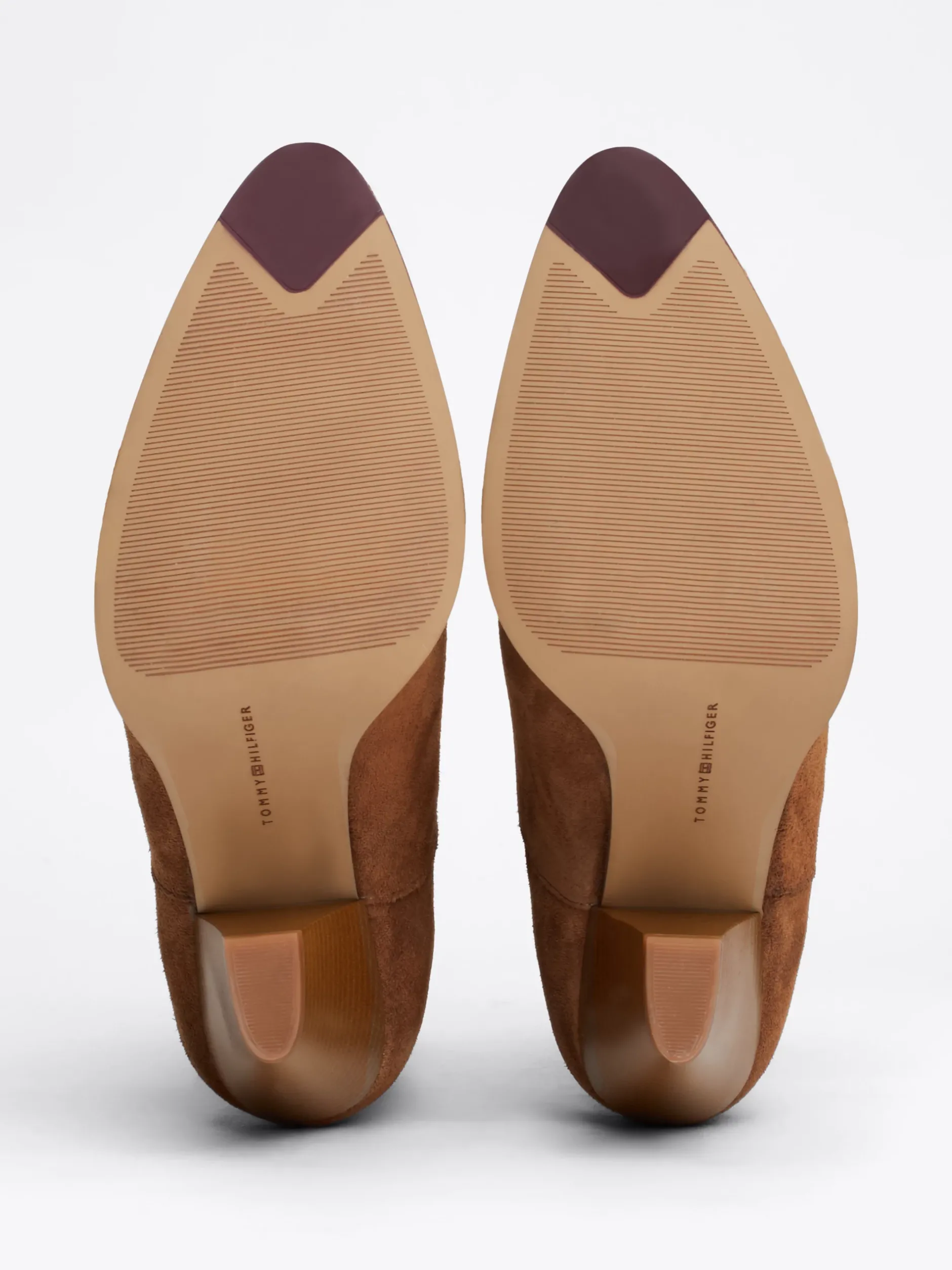 Botki|Botki Do Kostki*Tommy Hilfiger Zamszowe Kowbojki Na Obcasie Kubańskim DRIFTWOOD BROWN