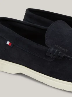 Mokasyny & Buty Żeglarskie|Buty Casual*Tommy Hilfiger Zamszowe Mokasyny Na Kontrastowej Podeszwie DESERT SKY