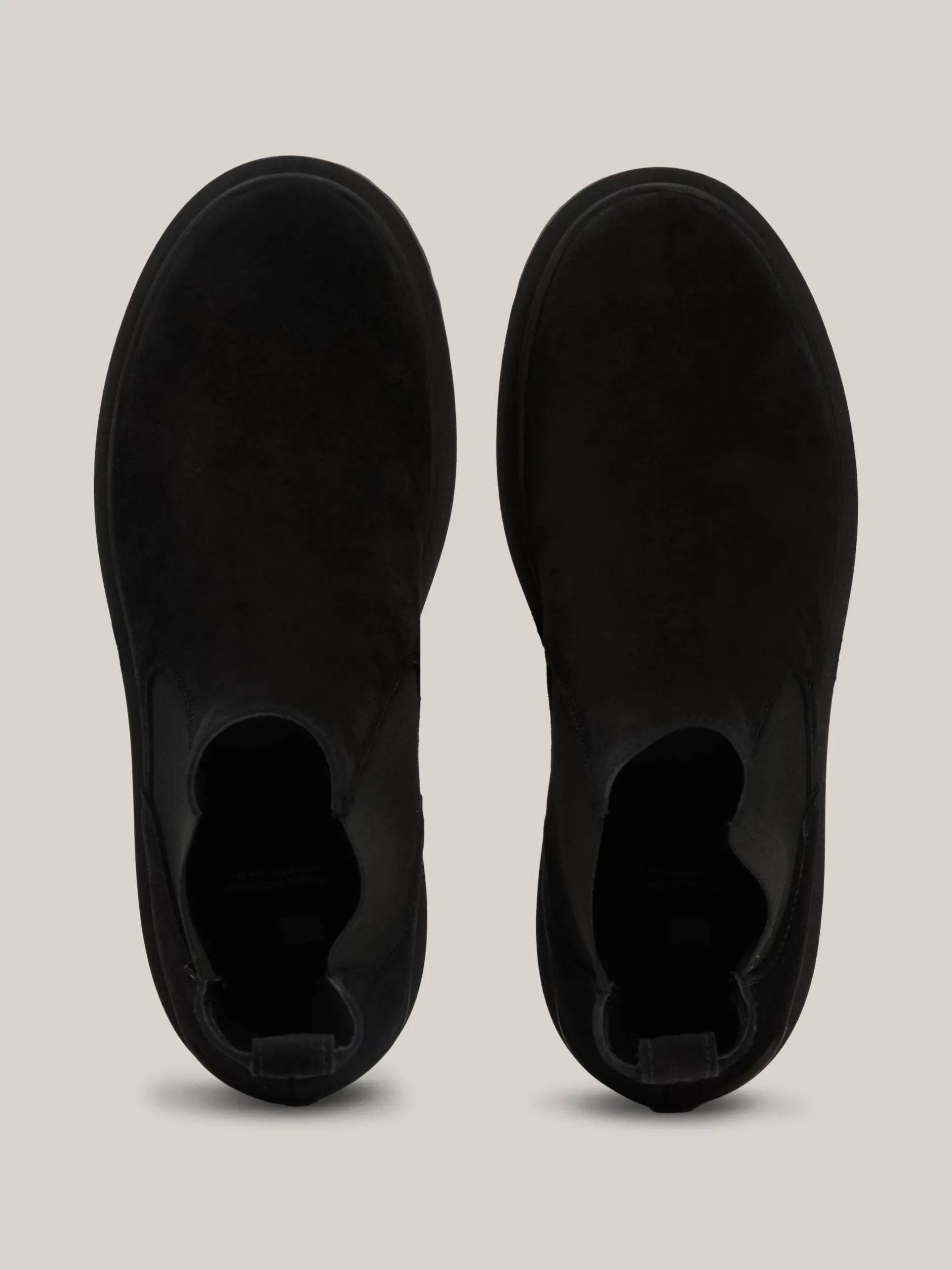 Sztyblety|Buty*Tommy Hilfiger Zamszowe Sztyblety Na Podeszwie Z Protektorem BLACK