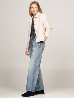 Chelsea Boots|Botki*Tommy Hilfiger Zamszowe Sztyblety Z Emaliowaną Flagą SPACE BLUE