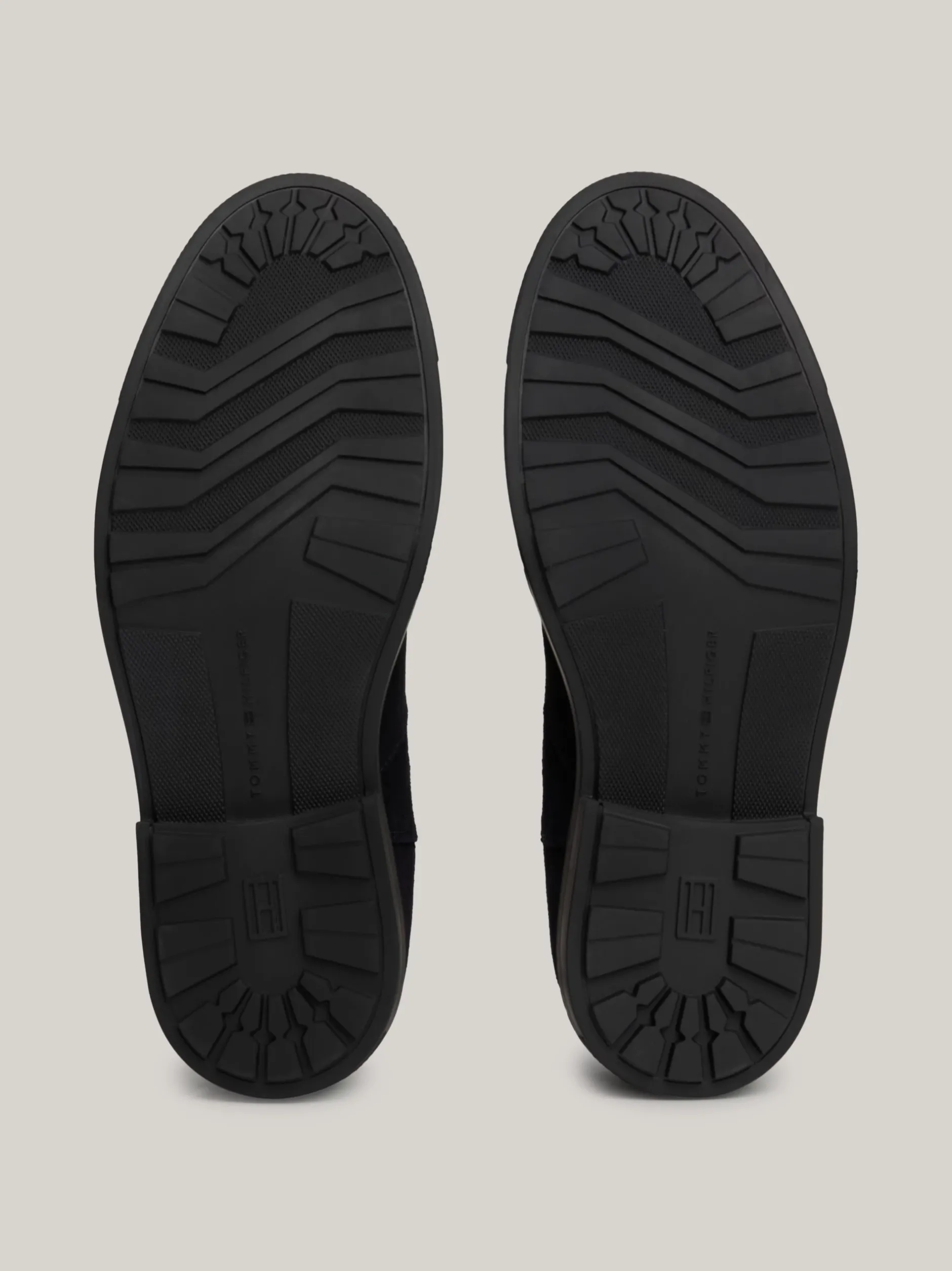 Sztyblety|Buty*Tommy Hilfiger Zamszowe Sztyblety Z Sygnowaną Tasiemką DESERT SKY