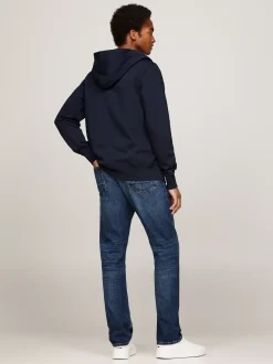 Bluzy Dresowe & Z Kapturem*Tommy Hilfiger Zapinana Na Zamek Bluza Z Kapturem I Logo DESERT SKY