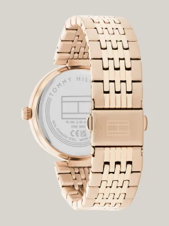 Zegarki*Tommy Hilfiger Zegarek W Kolorze Różowego Złota Z Kryształkami ROSE GOLD