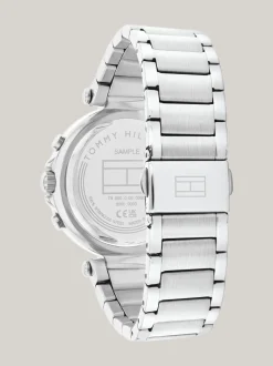 Zegarki*Tommy Hilfiger Zegarek W Kolorze Srebra Z Kryształkami SILVER