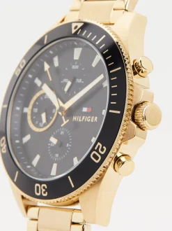 Zegarki*Tommy Hilfiger Zegarek Wielofunkcyjny Na Bransolecie YELLOW GOLD