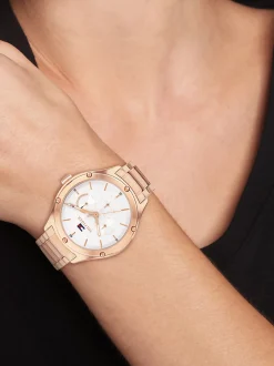 Zegarki*Tommy Hilfiger Zegarek Z Bransoletą W Kolorze Różowego Złota ROSE GOLD