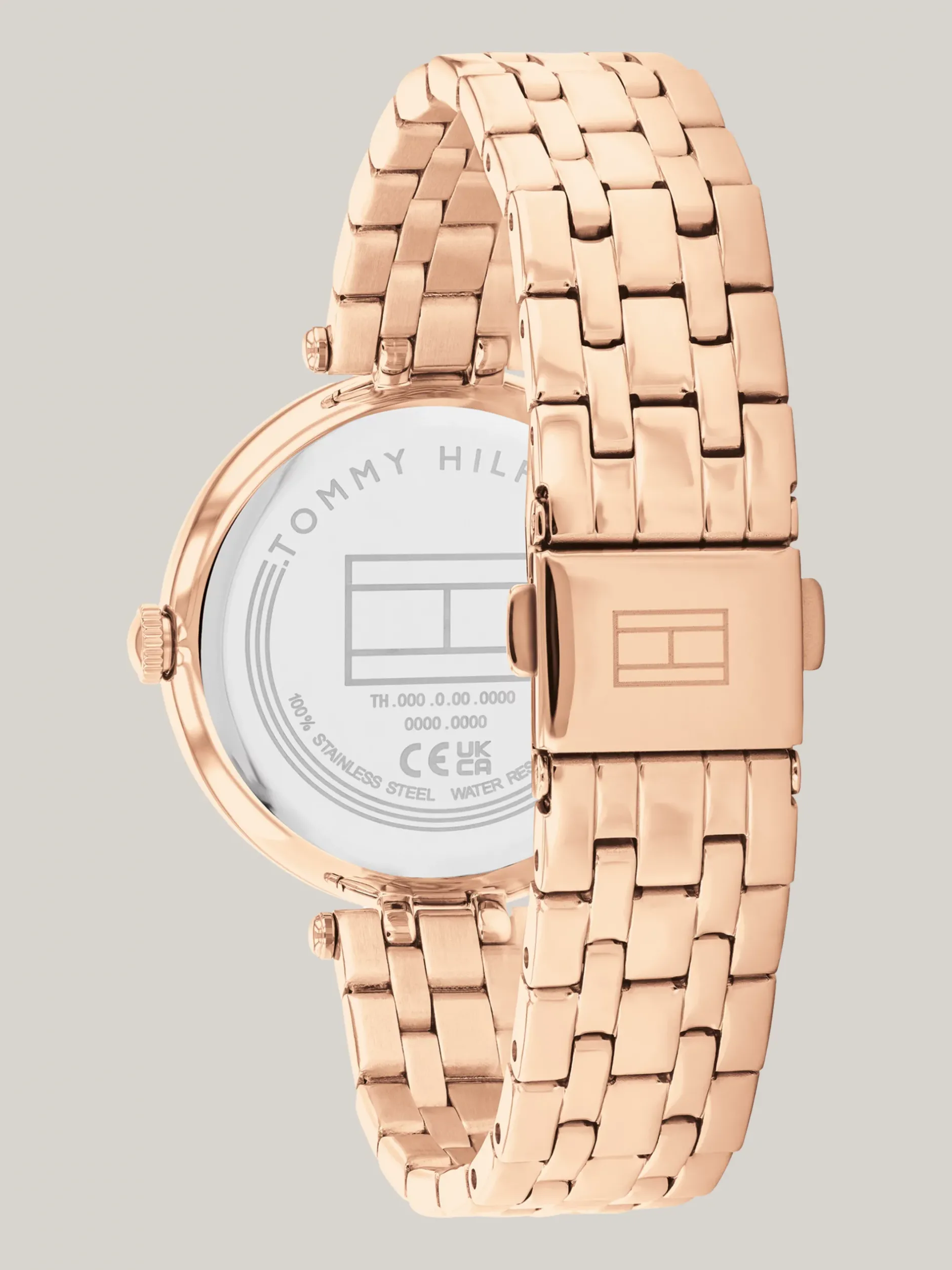 Zegarki*Tommy Hilfiger Zegarek Z Ceramiczną Lunetą ROSE GOLD