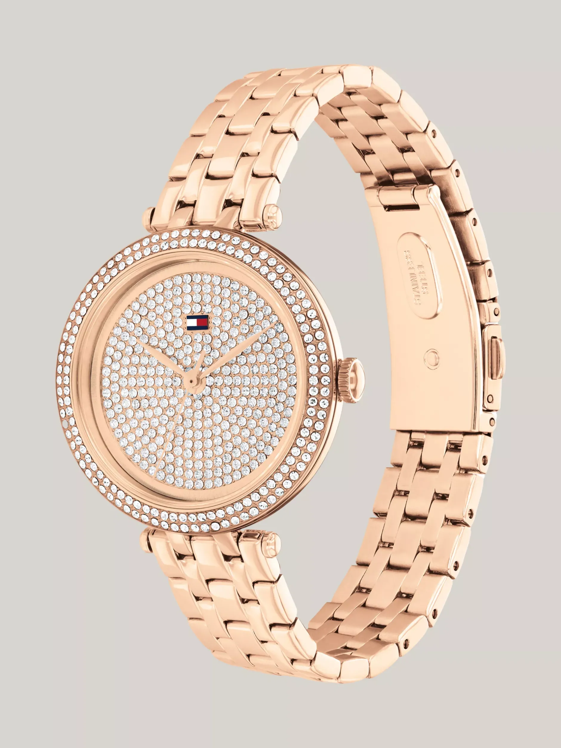 Zegarki*Tommy Hilfiger Zegarek Z Ceramiczną Lunetą ROSE GOLD