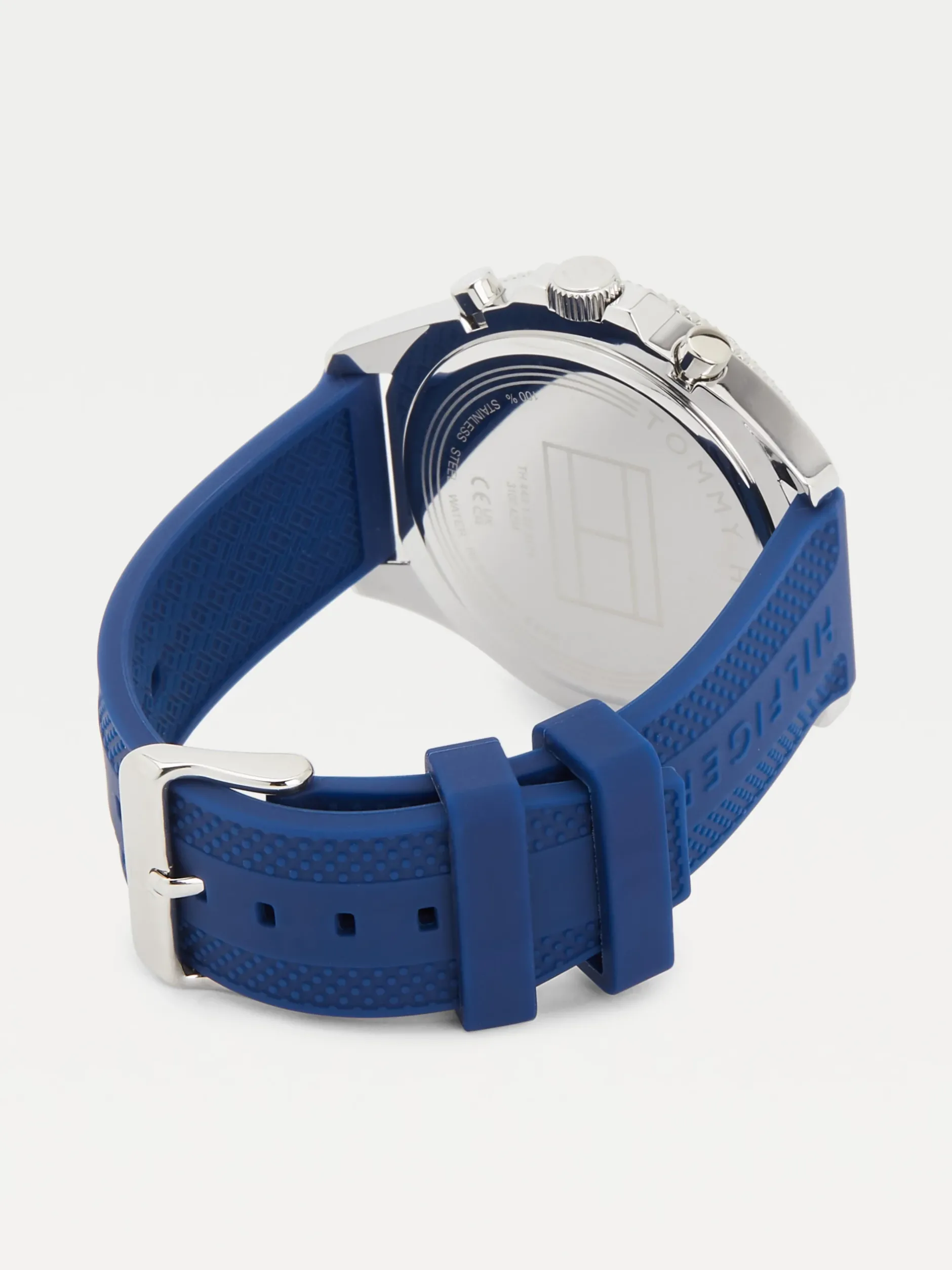 Zegarki*Tommy Hilfiger Zegarek Z Niebieskim Silikonowym Paskiem BLUE