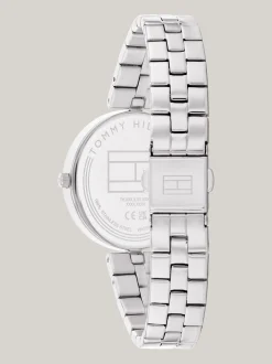 Zegarki*Tommy Hilfiger Zegarek Ze Srebrno-białą Tarczą SILVER