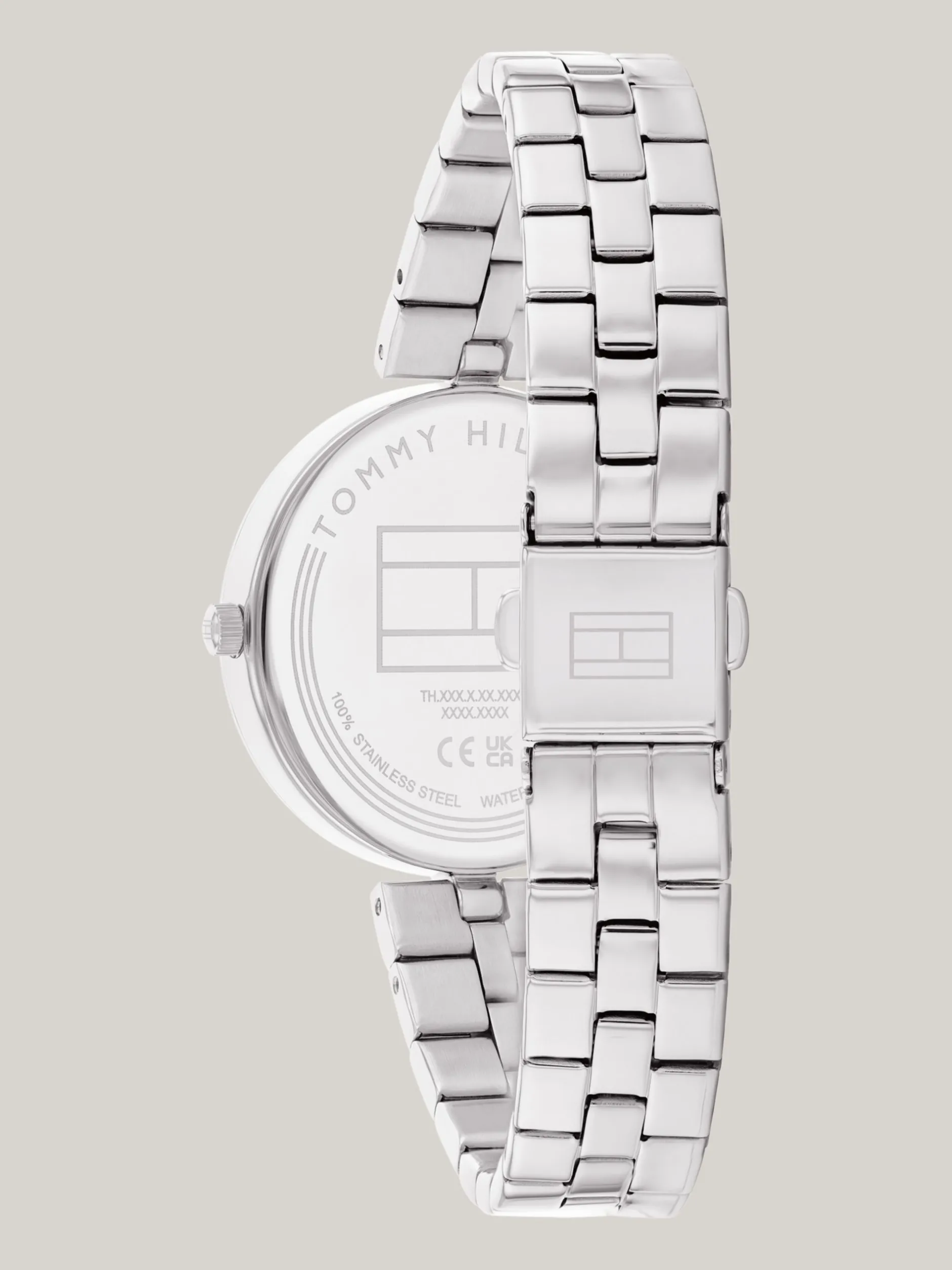 Zegarki*Tommy Hilfiger Zegarek Ze Srebrno-białą Tarczą SILVER