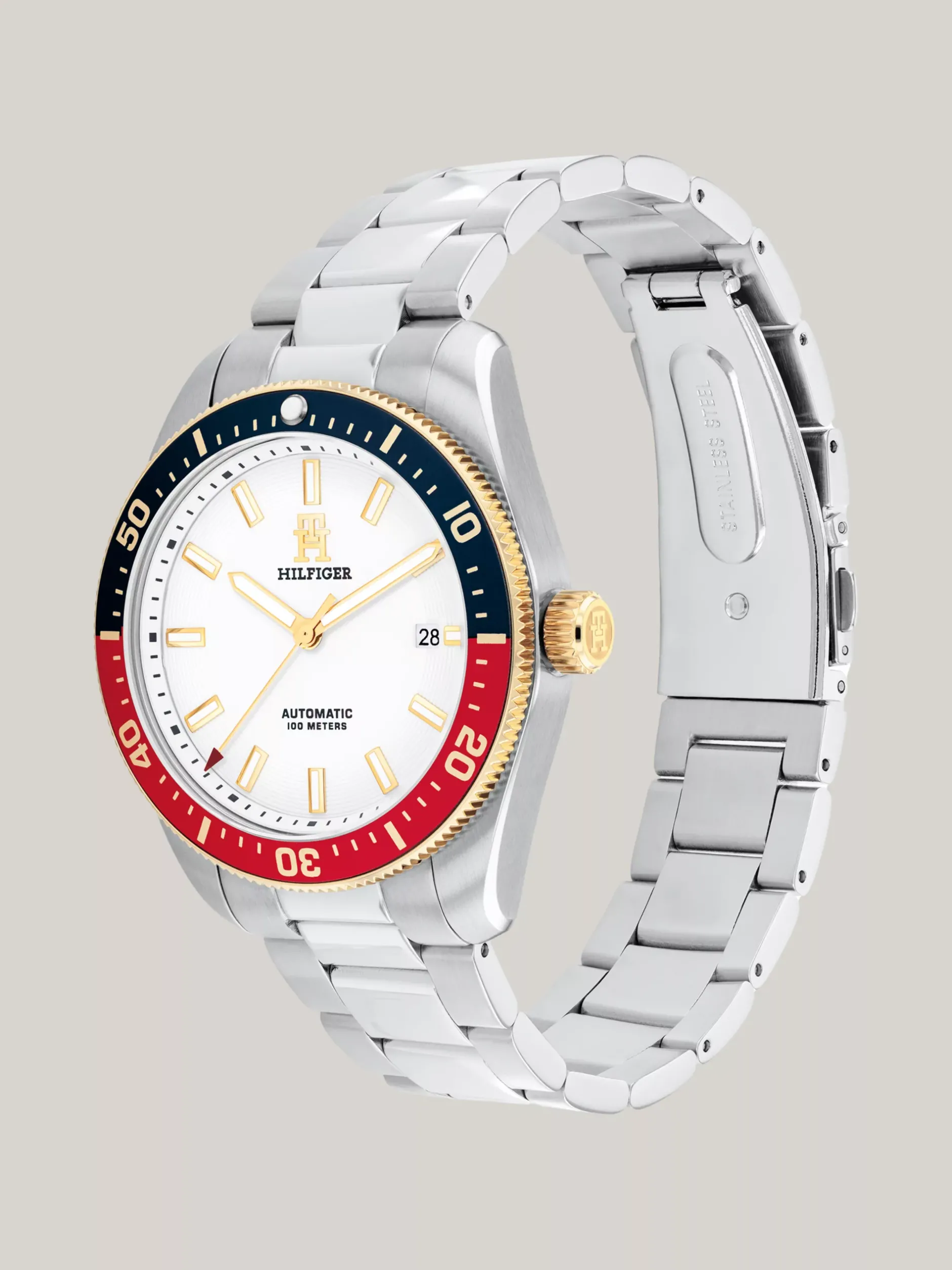 Zegarki*Tommy Hilfiger Zegarek Ze Stali Nierdzewnej Na Bransolecie TWO TONE